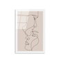 Wallity Cuadro Decorativo de Vidrio Templado Multicolor 30 x 45 cm